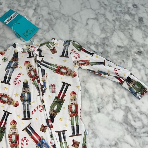NWT POSH PEANUT NUTCRACKER FOOTIE 6/9M - Picture 4 of 5
